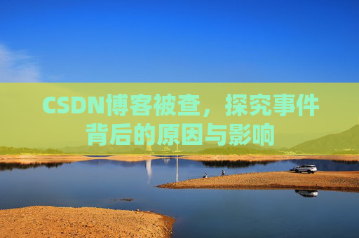 CSDN博客被查，探究事件背后的原因与影响
